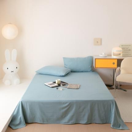 91家纺网 家纺一手货源 找家纺 （总）8小时家纺 2022新款全棉双层纱单品床单