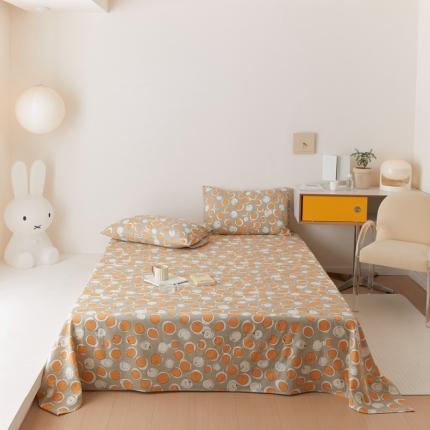 91家纺网 家纺一手货源 找家纺 （总）8小时家纺 2022新款全棉双层纱单品床单