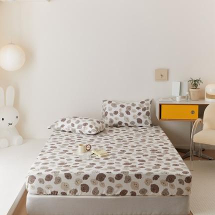 91家纺网 家纺一手货源 找家纺 （总）8小时家纺 2022新款全棉双层纱单床笠