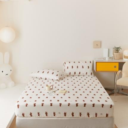 91家纺网 家纺一手货源 找家纺 （总）8小时家纺 2022新款全棉双层纱单床笠