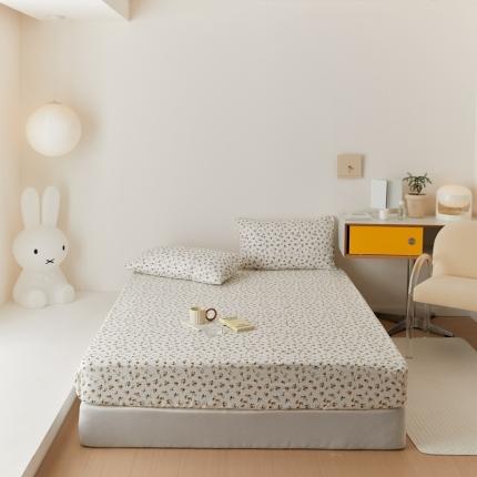 8小时家纺 2022新款全棉双层纱单床笠 花枝子