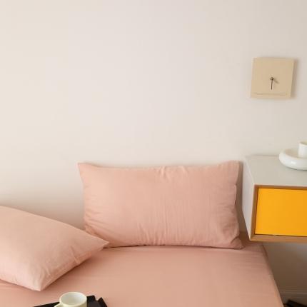 91家纺网 家纺一手货源 找家纺 8小时家纺 2022新款全棉双层纱单枕套 浅灰玉