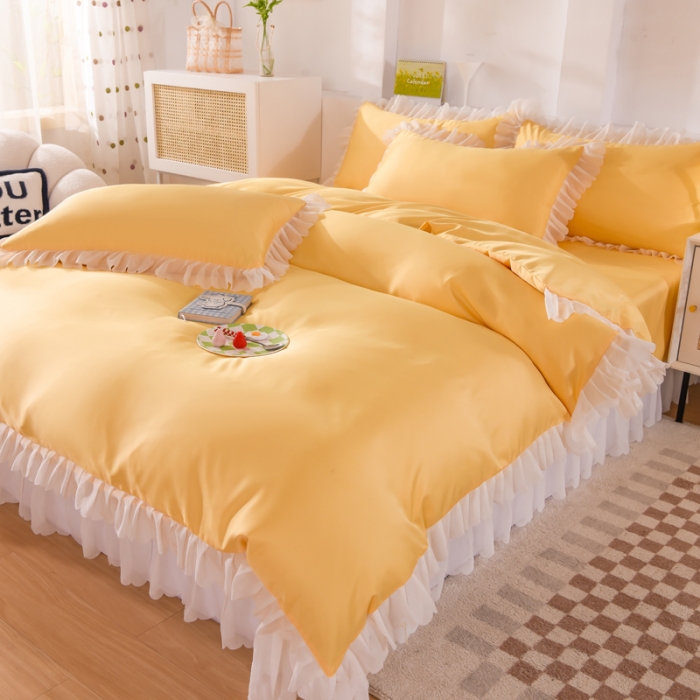 91家纺网 家纺一手货源 找家纺 （总）梦之岛 2022新款挚爱水洗真丝四件套