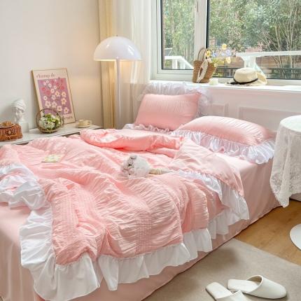 91家纺网 家纺一手货源 找家纺 （总）眠屿 2022新款泡泡纱夏被四件套