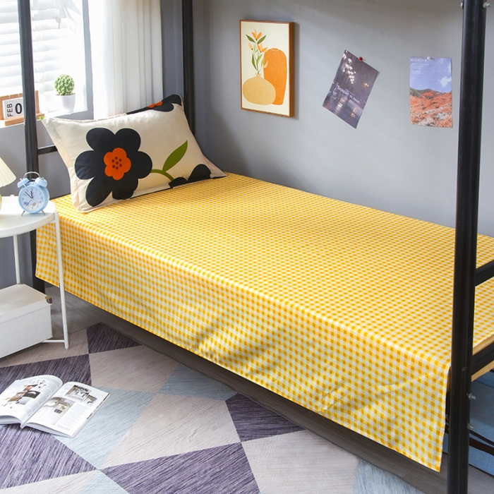 91家纺网 家纺一手货源 找家纺 曼璐2025芦荟棉学生寝室架子床套件宿舍1.5 春暖花开-米