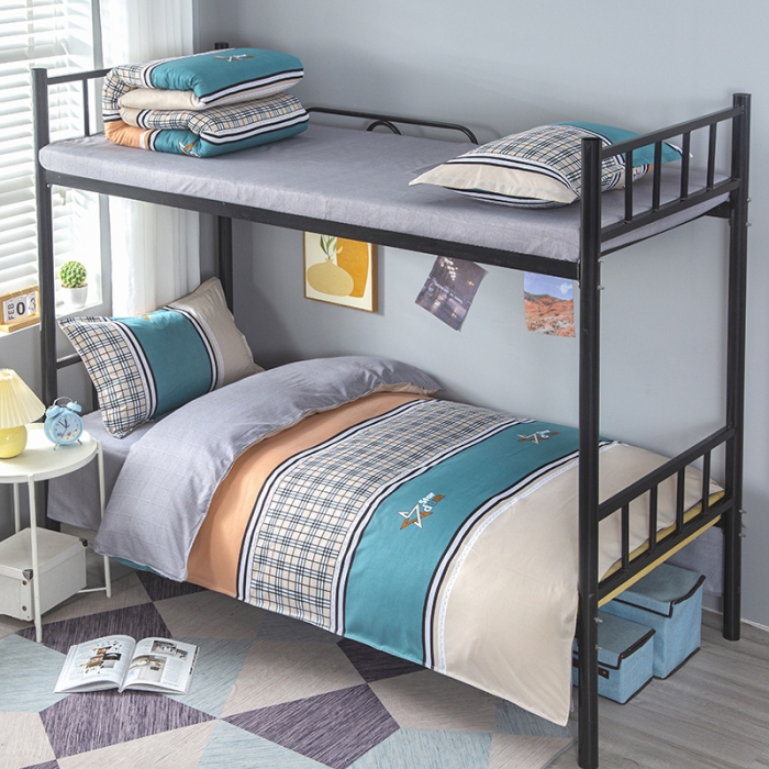 91家纺网 家纺一手货源 找家纺 曼璐 2025芦荟棉学生寝室架子床套件宿舍1.5 海岸风情