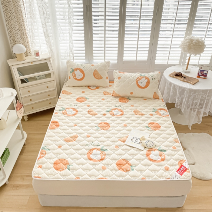 91家纺网 家纺一手货源 找家纺 （总）鑫钰 2023新款全棉抗菌印花薄床垫