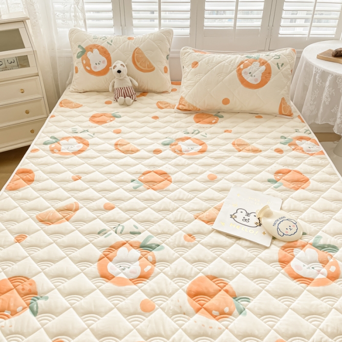 91家纺网 家纺一手货源 找家纺 （总）鑫钰 2023新款全棉抗菌印花薄床垫