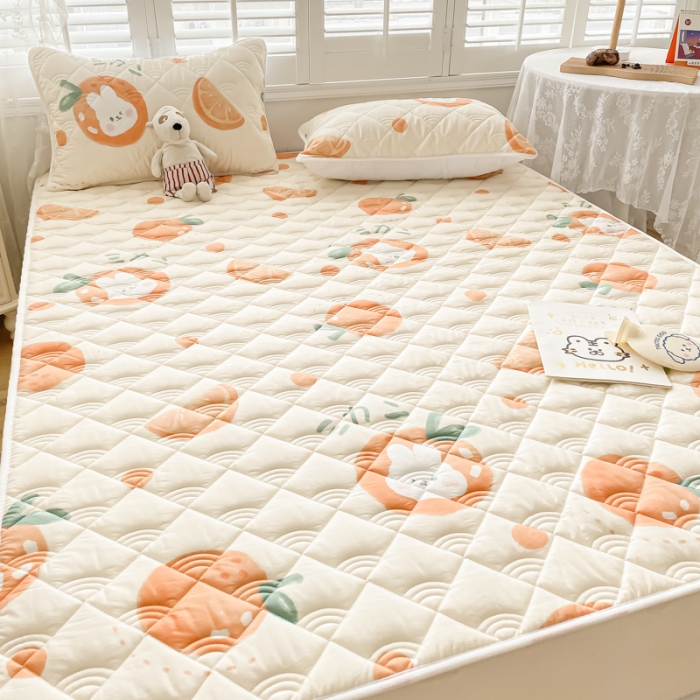 91家纺网 家纺一手货源 找家纺 （总）鑫钰 2023新款全棉抗菌印花薄床垫