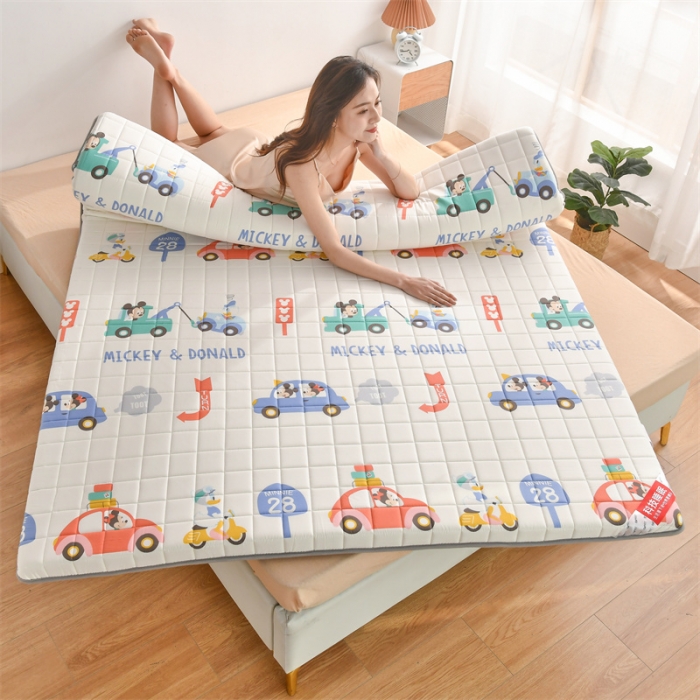 91家纺网 家纺一手货源 找家纺 （总）鑫钰 迪士尼全棉加厚床垫儿童软垫家用可折叠防滑垫子