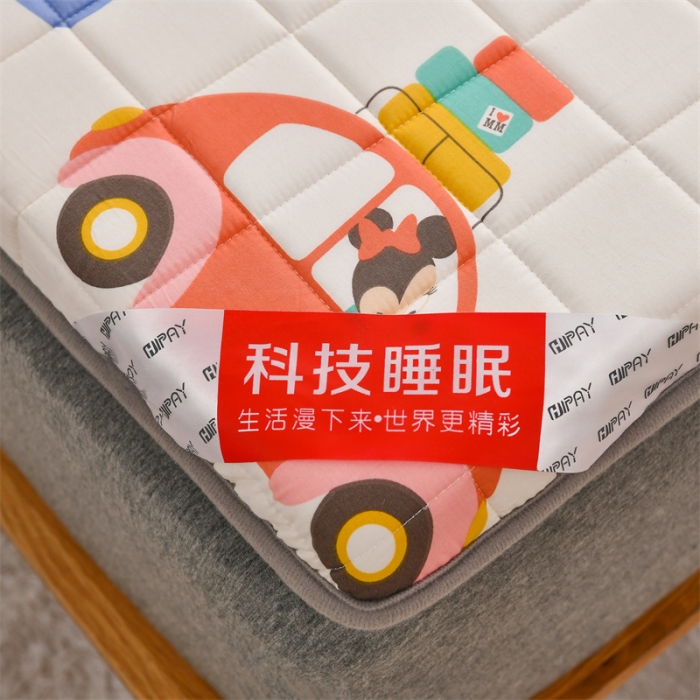 91家纺网 家纺一手货源 找家纺 （总）鑫钰 迪士尼全棉加厚床垫儿童软垫家用可折叠防滑垫子