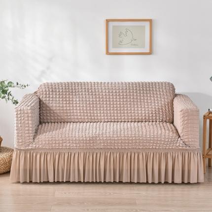布卢姆沙发套 2022新款泡泡纱沙发套系列 驼色