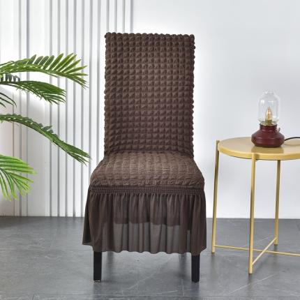 布卢姆沙发套 2022新款泡泡纱椅子套系列 咖啡