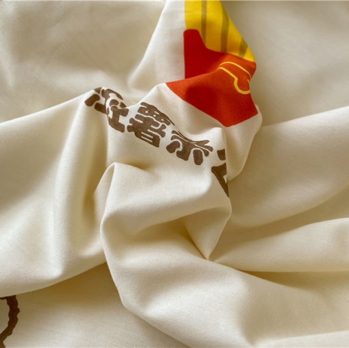 91家纺网 家纺一手货源 找家纺 棉眠 2022新款13070全棉卡通系列夏被 汪汪薯条