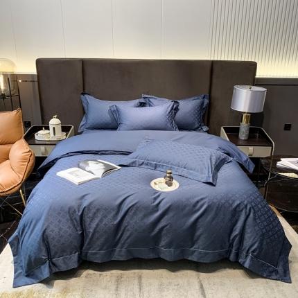 91家纺网 家纺一手货源 找家纺 （总）2022新款50支贡缎高定提花四件套-威登