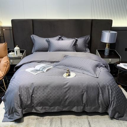 91家纺网 家纺一手货源 找家纺 （总）2022新款50支贡缎高定提花四件套-威登