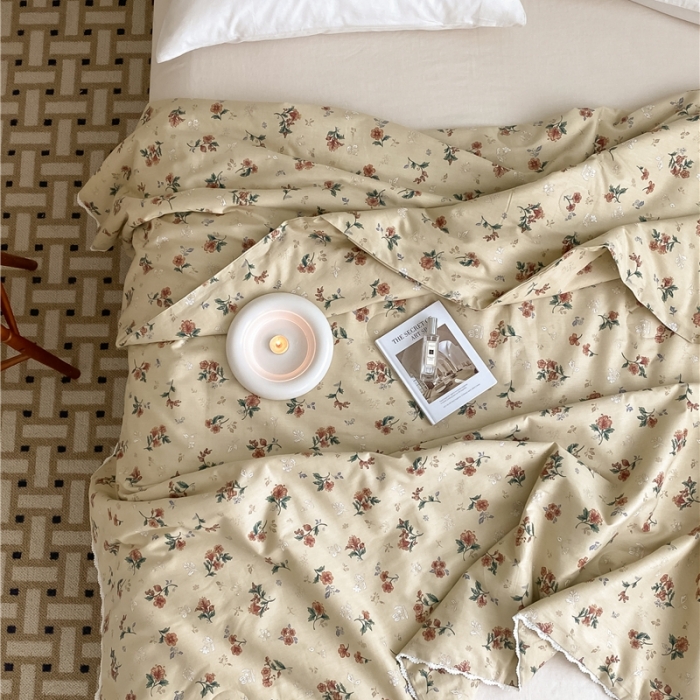 91家纺网 家纺一手货源 找家纺 棉眠 2022新款13070全棉碎花系列夏被 澳汀