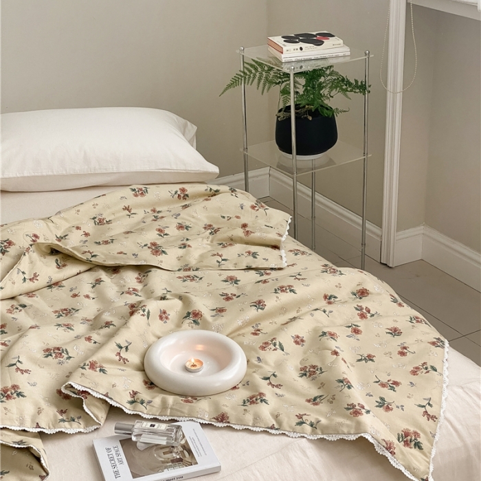 91家纺网 家纺一手货源 找家纺 棉眠 2022新款13070全棉碎花系列夏被 澳汀