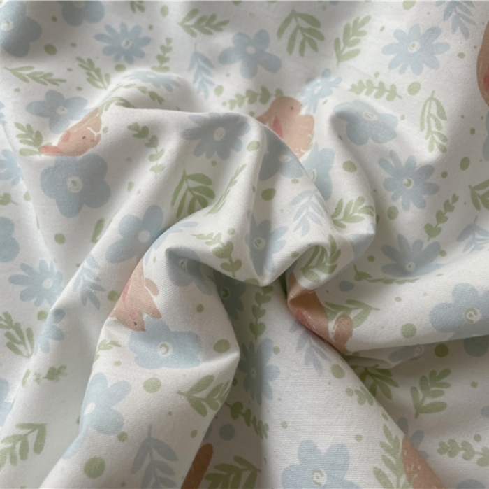 91家纺网 家纺一手货源 找家纺 棉眠 2022新款13070全棉碎花系列夏被 月小野