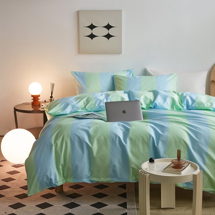 91家纺网 家纺一手货源 找家纺 怡家居 2022新款第六批全棉印花四件套 布丁