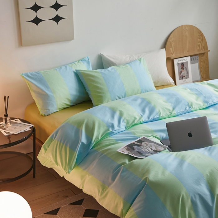 91家纺网 家纺一手货源 找家纺 怡家居 2022新款第六批全棉印花四件套 布丁