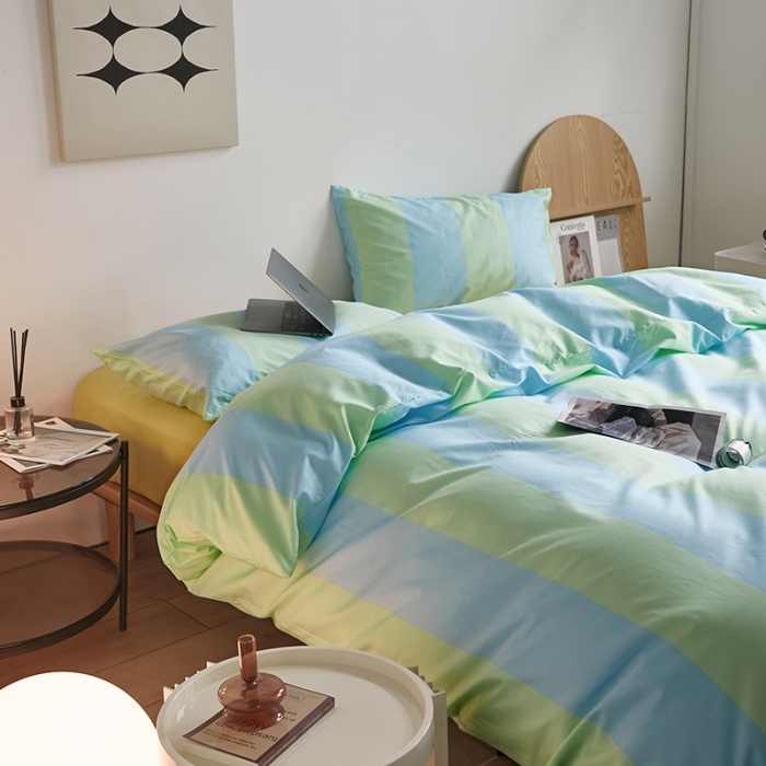 91家纺网 家纺一手货源 找家纺 怡家居 2022新款第六批全棉印花四件套 布丁