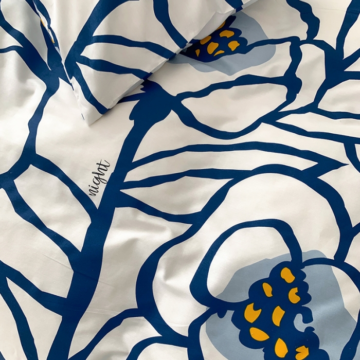 91家纺网 家纺一手货源 找家纺 怡家居 2022新款第六批全棉印花四件套 春晓