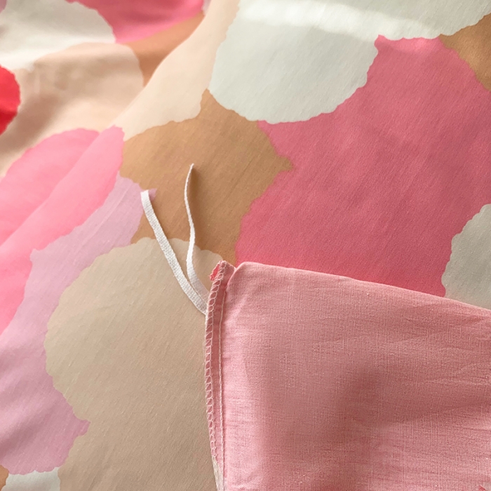 91家纺网 家纺一手货源 找家纺 怡家居 2022新款第六批全棉印花四件套 粉爱心