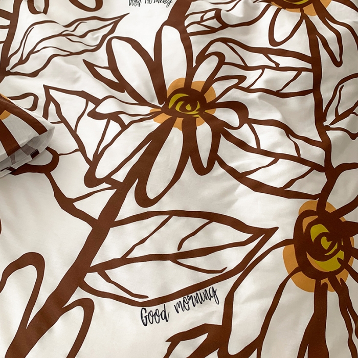 91家纺网 家纺一手货源 找家纺 怡家居 2022新款第六批全棉印花四件套 花魂