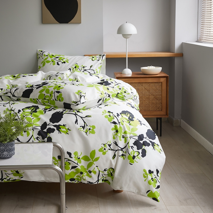 91家纺网 家纺一手货源 找家纺 怡家居 2022新款第六批全棉印花四件套 清香