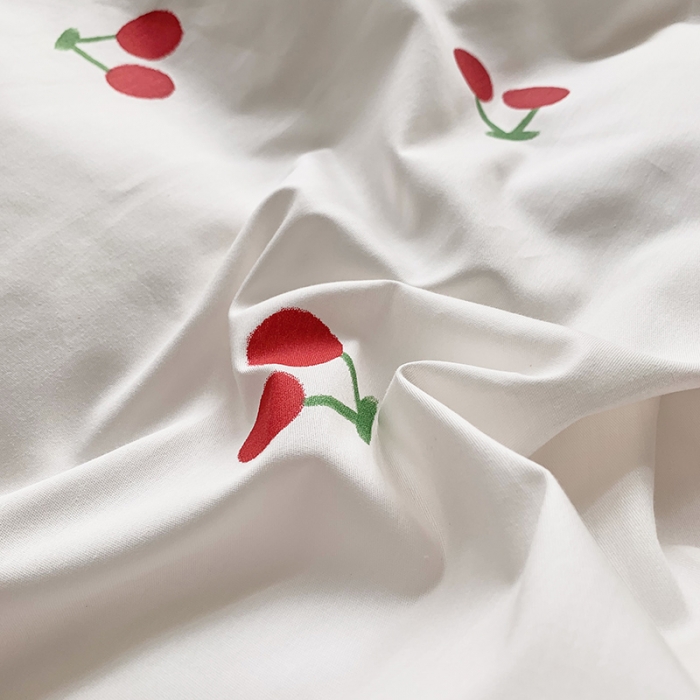 91家纺网 家纺一手货源 找家纺 怡家居 2022新款第六批全棉印花四件套 小樱桃