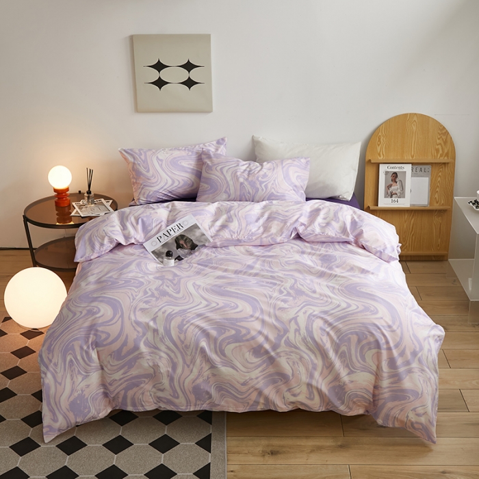 91家纺网 家纺一手货源 找家纺 怡家居 2022新款第六批全棉印花四件套 心仪