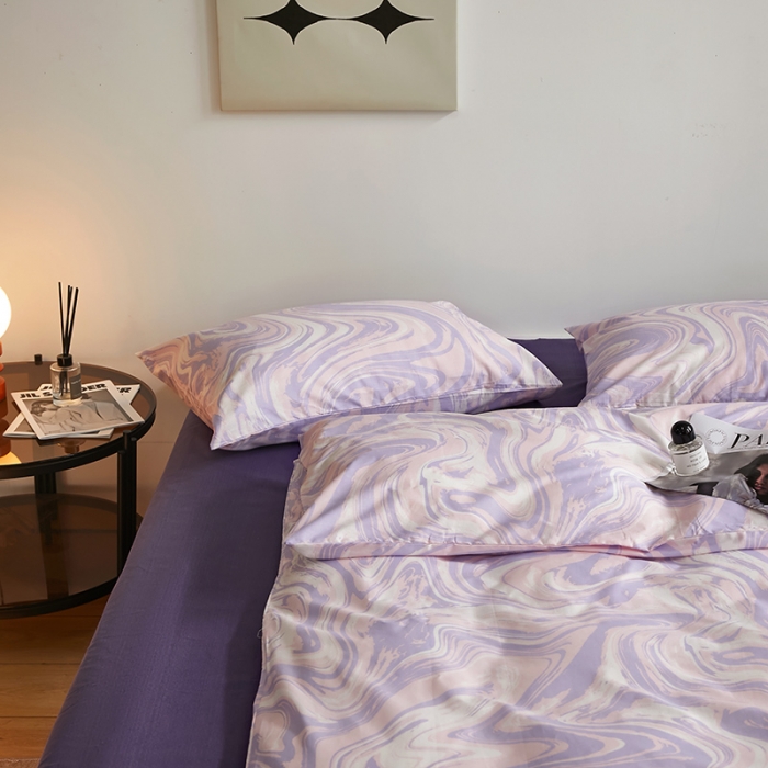 91家纺网 家纺一手货源 找家纺 怡家居 2022新款第六批全棉印花四件套 心仪