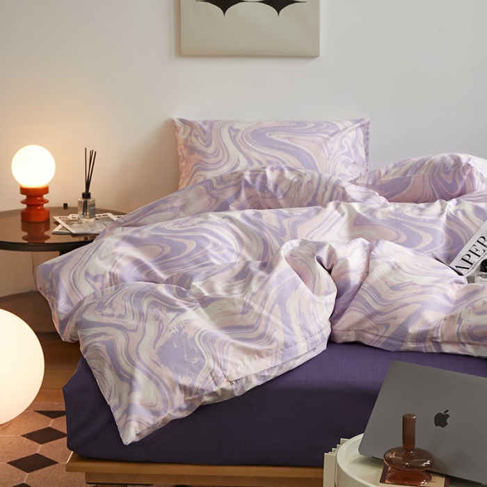 91家纺网 家纺一手货源 找家纺 怡家居 2022新款第六批全棉印花四件套 心仪