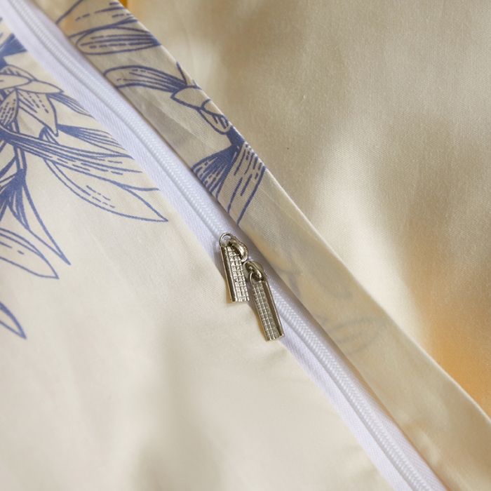 91家纺网 家纺一手货源 找家纺 怡家居 2022新款第六批全棉印花四件套 幽兰