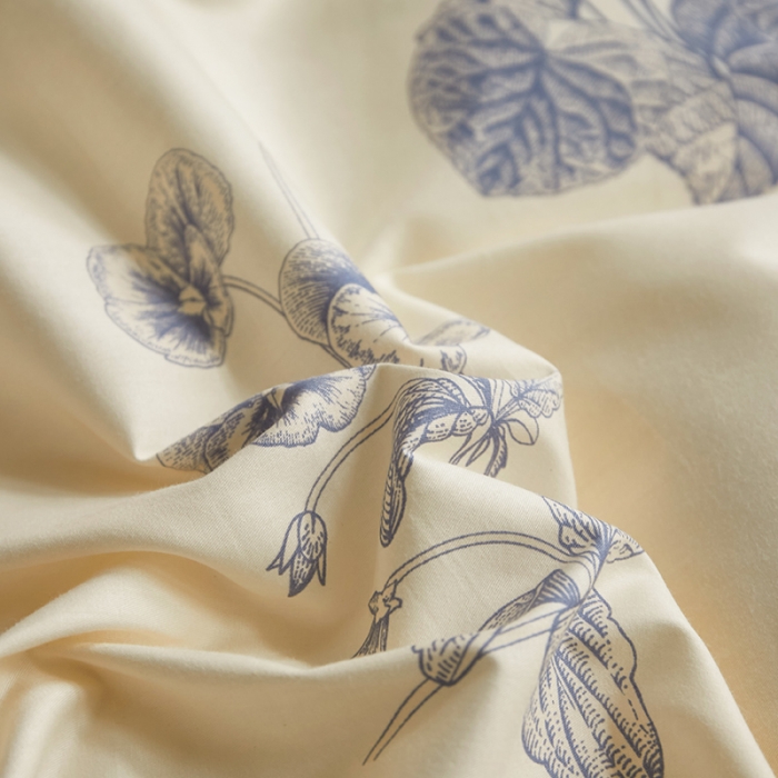 91家纺网 家纺一手货源 找家纺 怡家居 2022新款第六批全棉印花四件套 幽兰