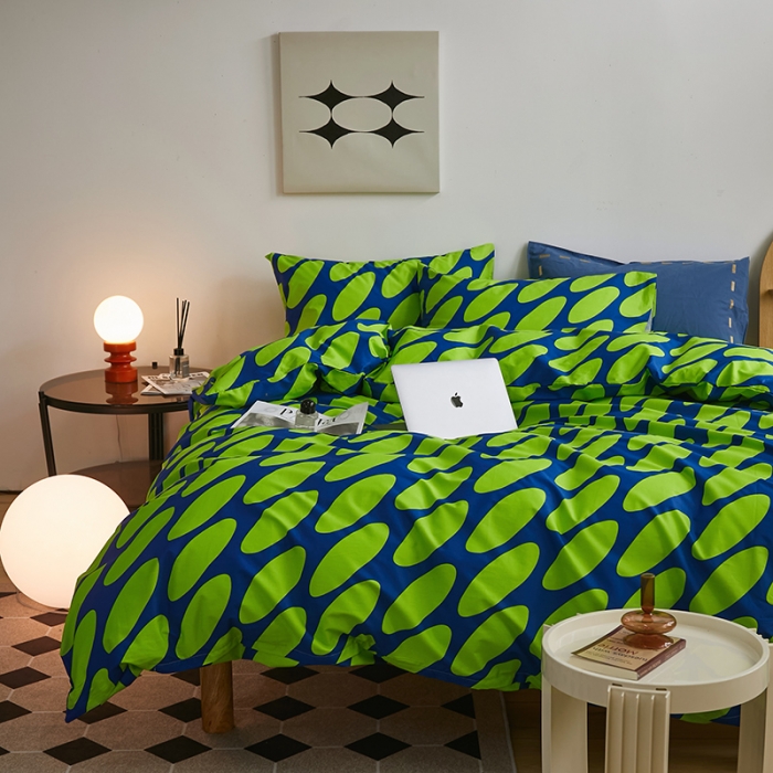 91家纺网 家纺一手货源 找家纺 怡家居 2022新款第六批全棉印花四件套 约克