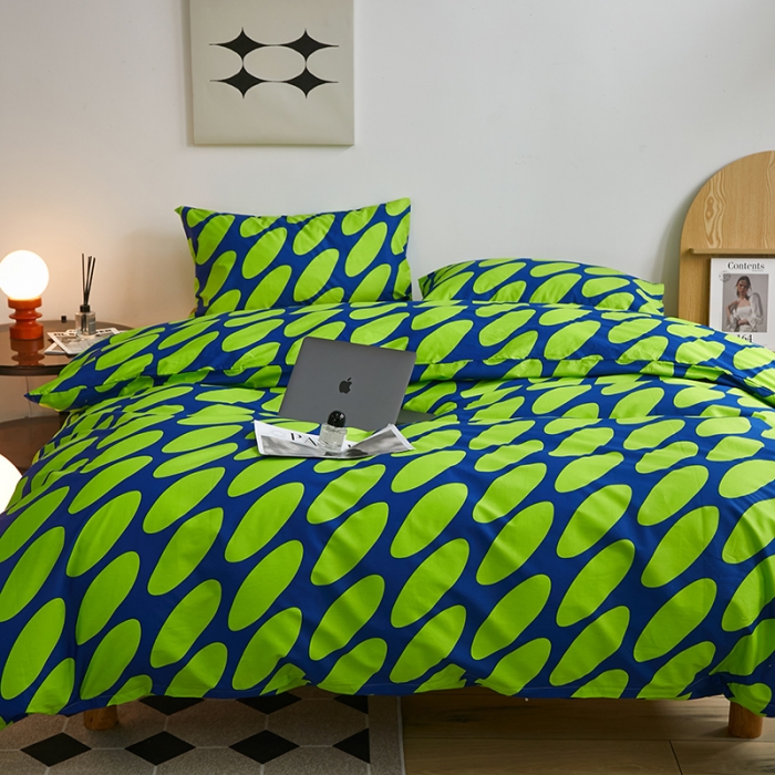 91家纺网 家纺一手货源 找家纺 怡家居 2022新款第六批全棉印花四件套 约克