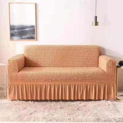 布卢姆沙发套 2022新款泡泡纱沙发套系列肉橙