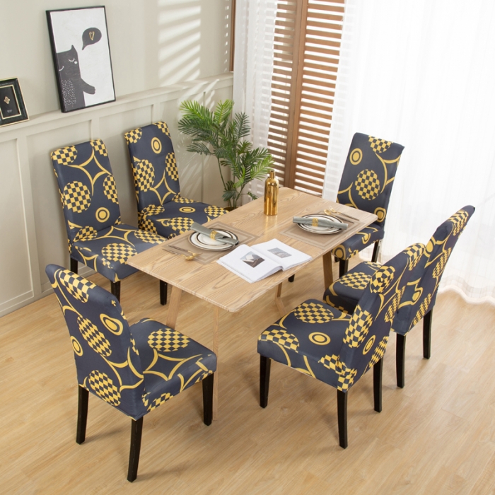 91家纺网 家纺一手货源 找家纺 兴妮雅家纺2022新款四季印花款椅子套 经典回味