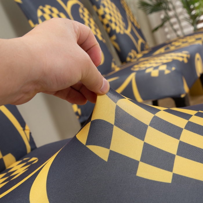 91家纺网 家纺一手货源 找家纺 兴妮雅家纺2022新款四季印花款椅子套 经典回味