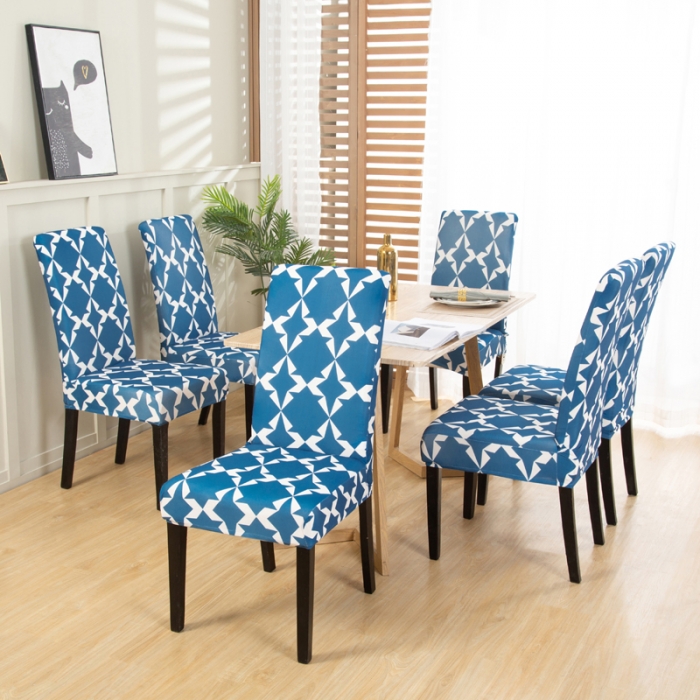 91家纺网 家纺一手货源 找家纺 兴妮雅家纺2022新款四季印花款椅子套 克莱因蓝格