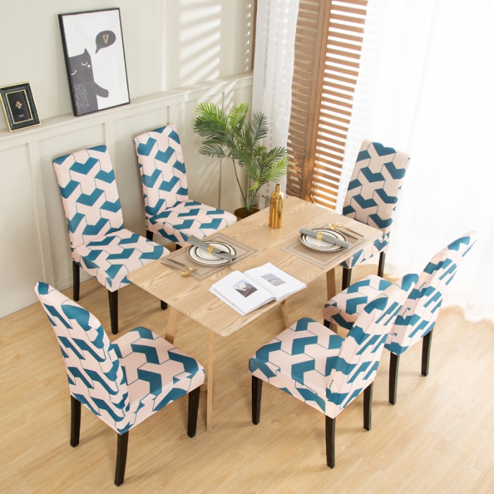 91家纺网 家纺一手货源 找家纺 兴妮雅家纺2022新款四季印花款椅子套 四维空间