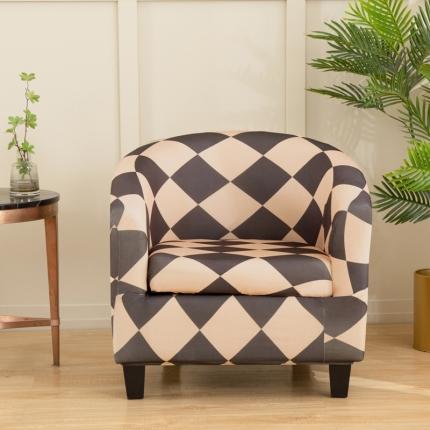 91家纺网 家纺一手货源 找家纺 兴妮雅 2022新款四季款圆椅套 简约主义咖