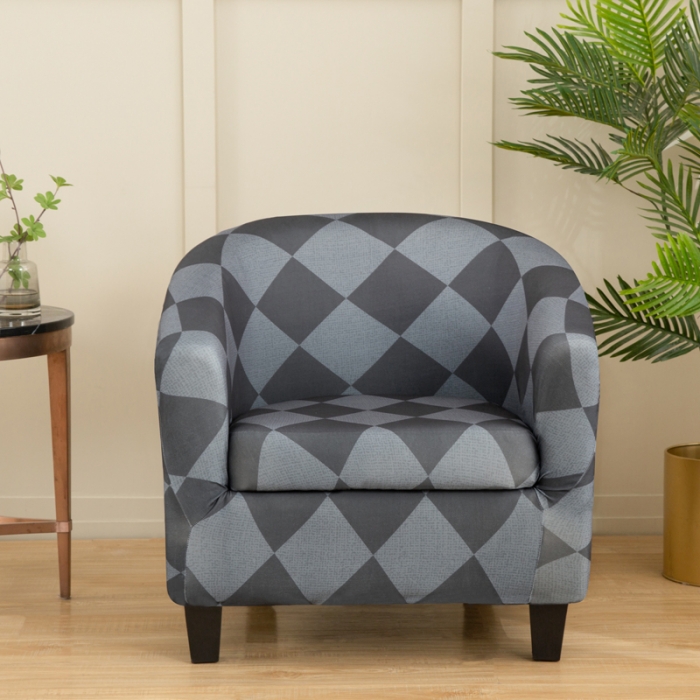 91家纺网 家纺一手货源 找家纺 兴妮雅 2022新款四季款圆椅套 简约主义灰