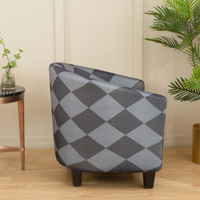 91家纺网 家纺一手货源 找家纺 兴妮雅 2022新款四季款圆椅套 简约主义灰