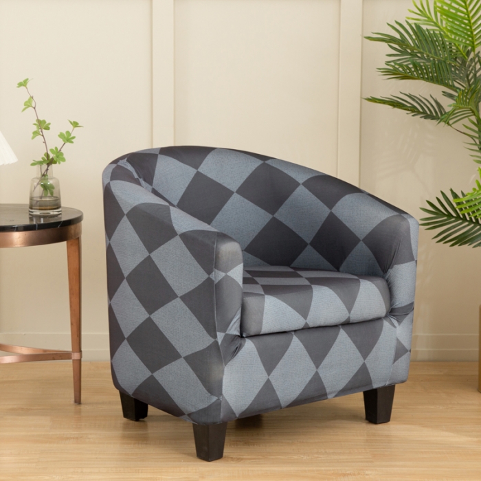 91家纺网 家纺一手货源 找家纺 兴妮雅 2022新款四季款圆椅套 简约主义灰