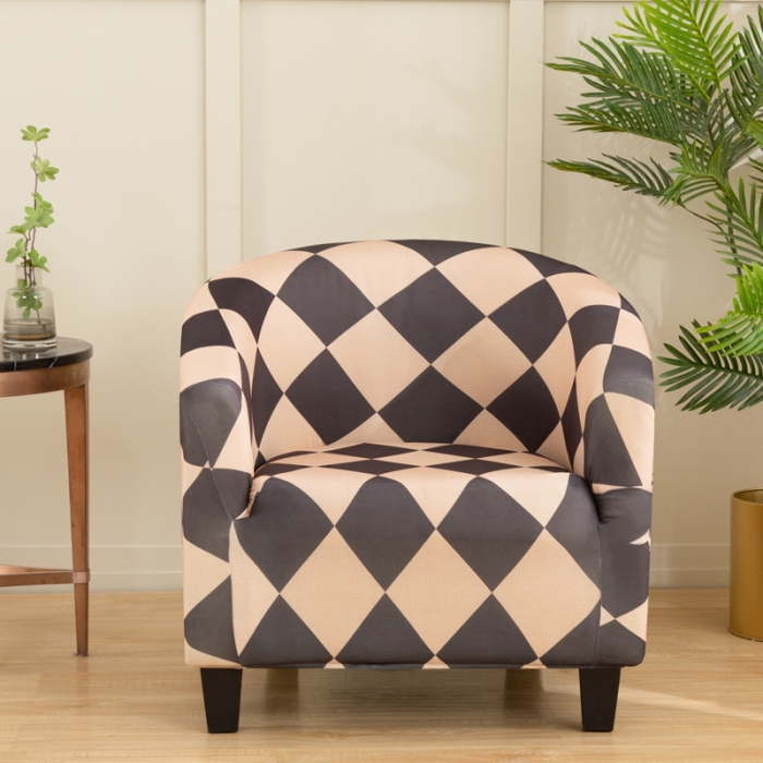 91家纺网 家纺一手货源 找家纺 兴妮雅 2022新款四季款圆椅套 简约主义咖