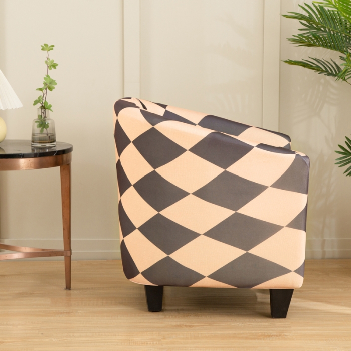 91家纺网 家纺一手货源 找家纺 兴妮雅 2022新款四季款圆椅套 简约主义咖