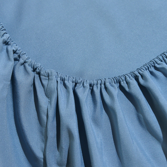 91家纺网 家纺一手货源 找家纺 极梦 2025新款ins纯色水洗棉磨毛单床笠三件套 布丁兰